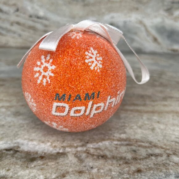 NFL Miami Dolphins light up Christmas Ornament WORKS Football - Picture 2 of 4